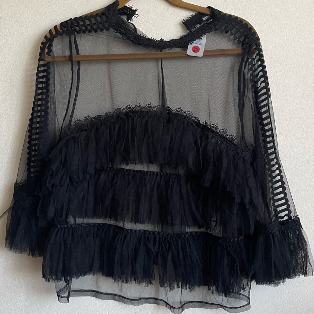 Plus size mesh top US size 3XL